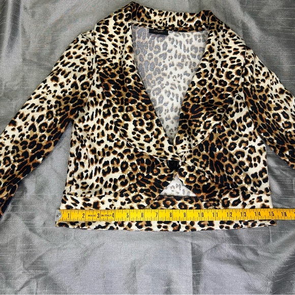 Stylish Leopard cropped jacket - Picture 7 of 9